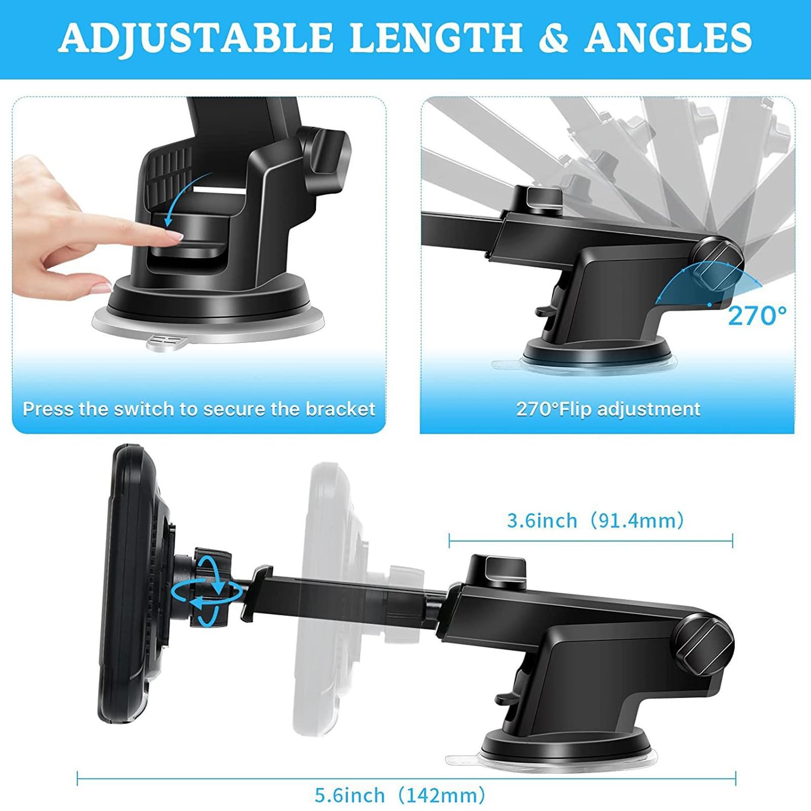 Caméra de Voiture pour bébé, Moniteur de siège arrière Double Canal 7 Pouces 1080P avec Vision Nocturne IR 8 lumières LED pour siège arrière