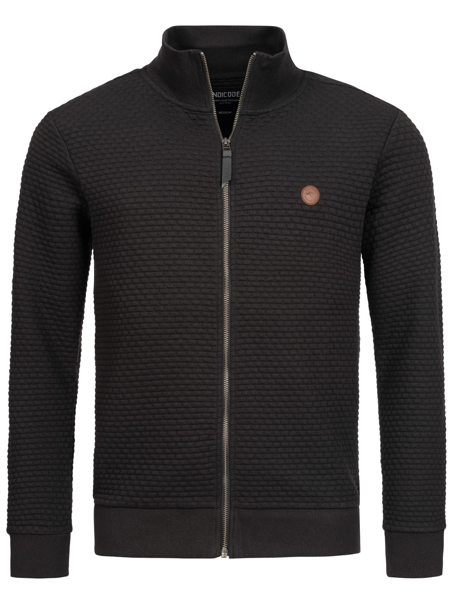Indicode Uomini Bermie Sweat Jacket | Felpa con Collo Alto