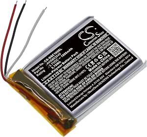 TECHTEK Batteria 1000mAh Per Bose SoundWear Companion - Sostituisce AHS803040, Li-Polymer 3.7V