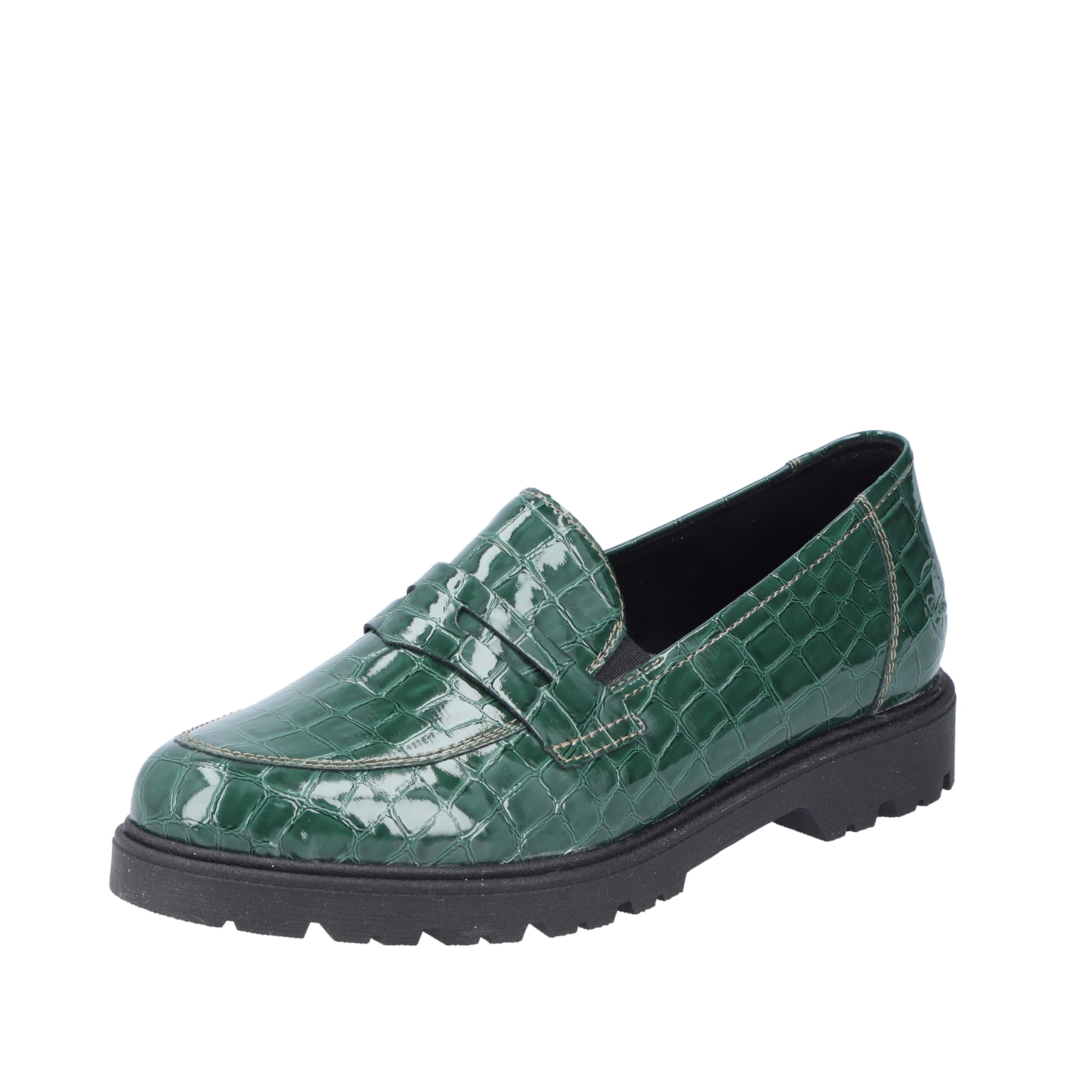 Rieker 45560 Women's Slip-On Slippers, Green, 6 UK