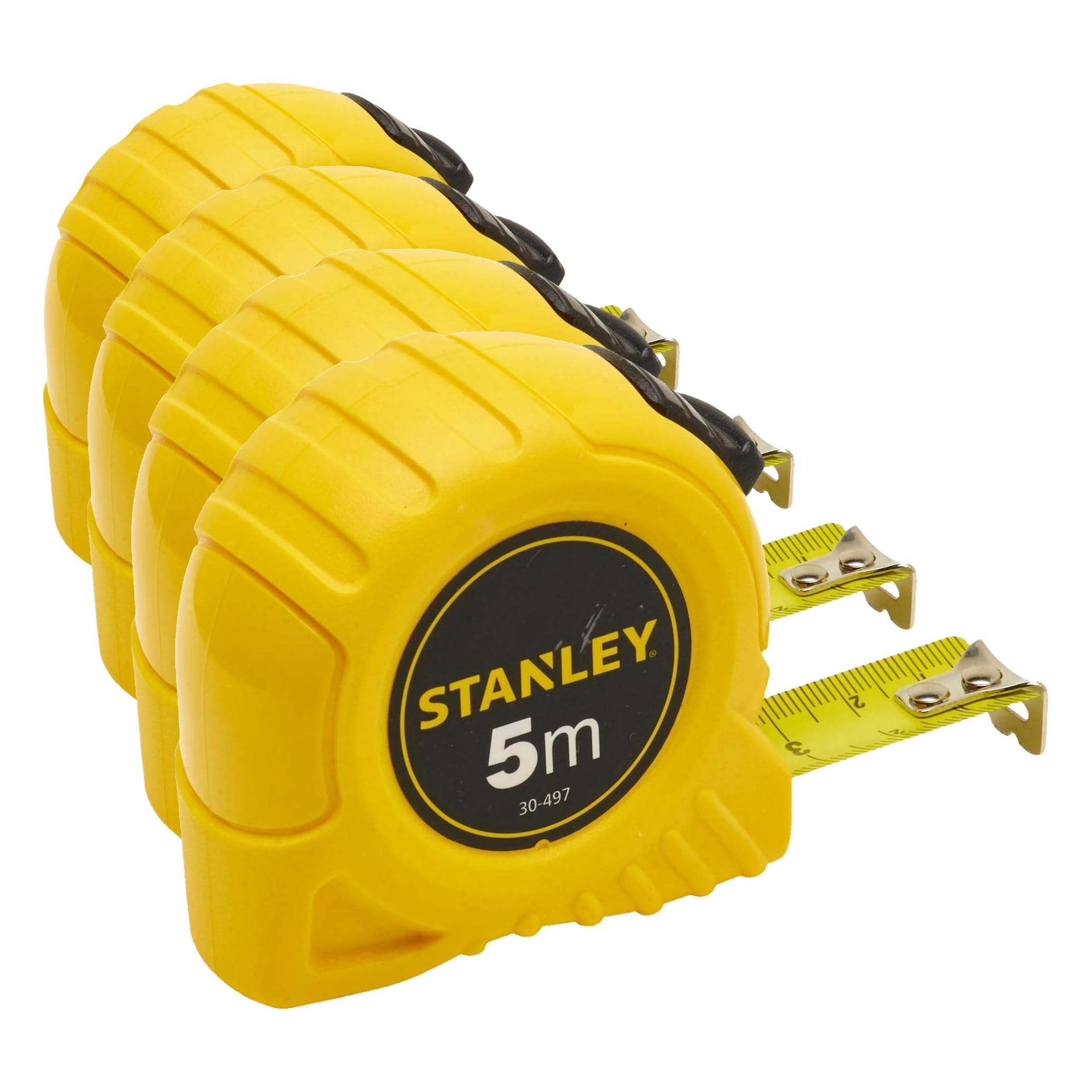Flexómetro Stanley 1-30-497 para evitar errores de medición 5m lote de 4