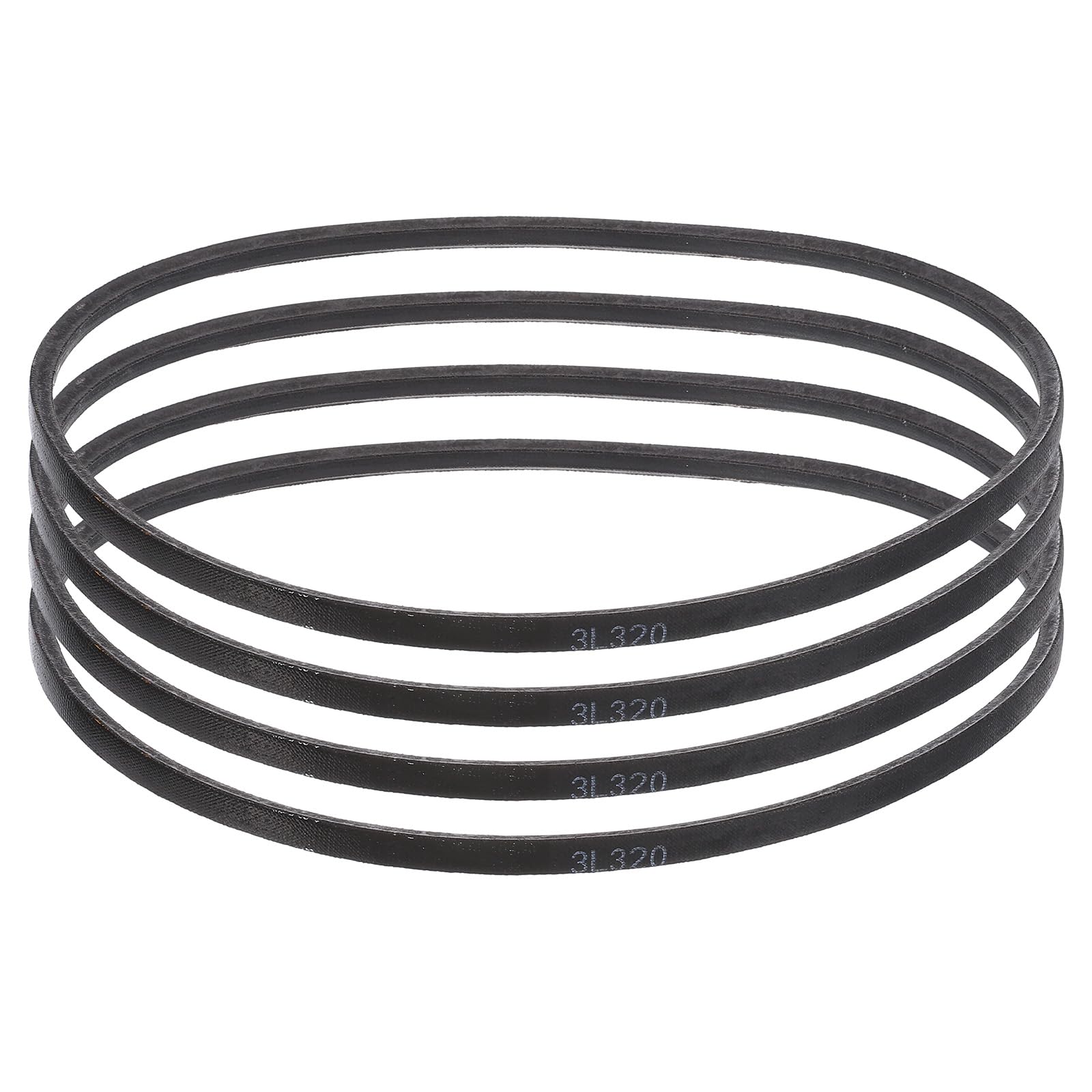 uxcell 3L240 Classic Wrapped Rubber V-Belt, 24"(610mm) Outside Circumference, 3L Profile V Belt 3/8" Width 7/32" Height — view 90