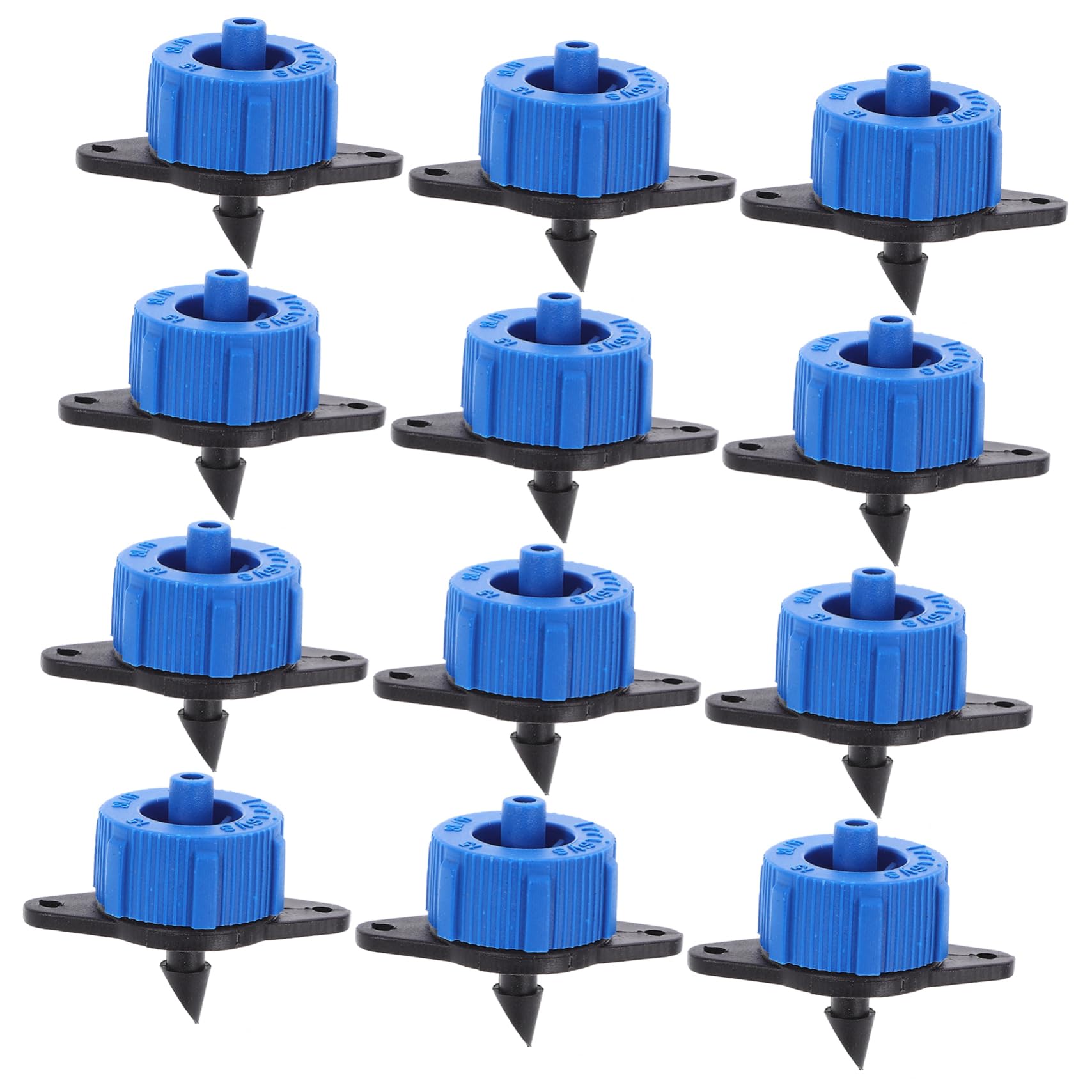 ibasenice 8l Pressure-Compensated Drippers 50pcs Drip Irrigation Dripper for Garden Lawn Flower Beds Potting Agriculture Random Style