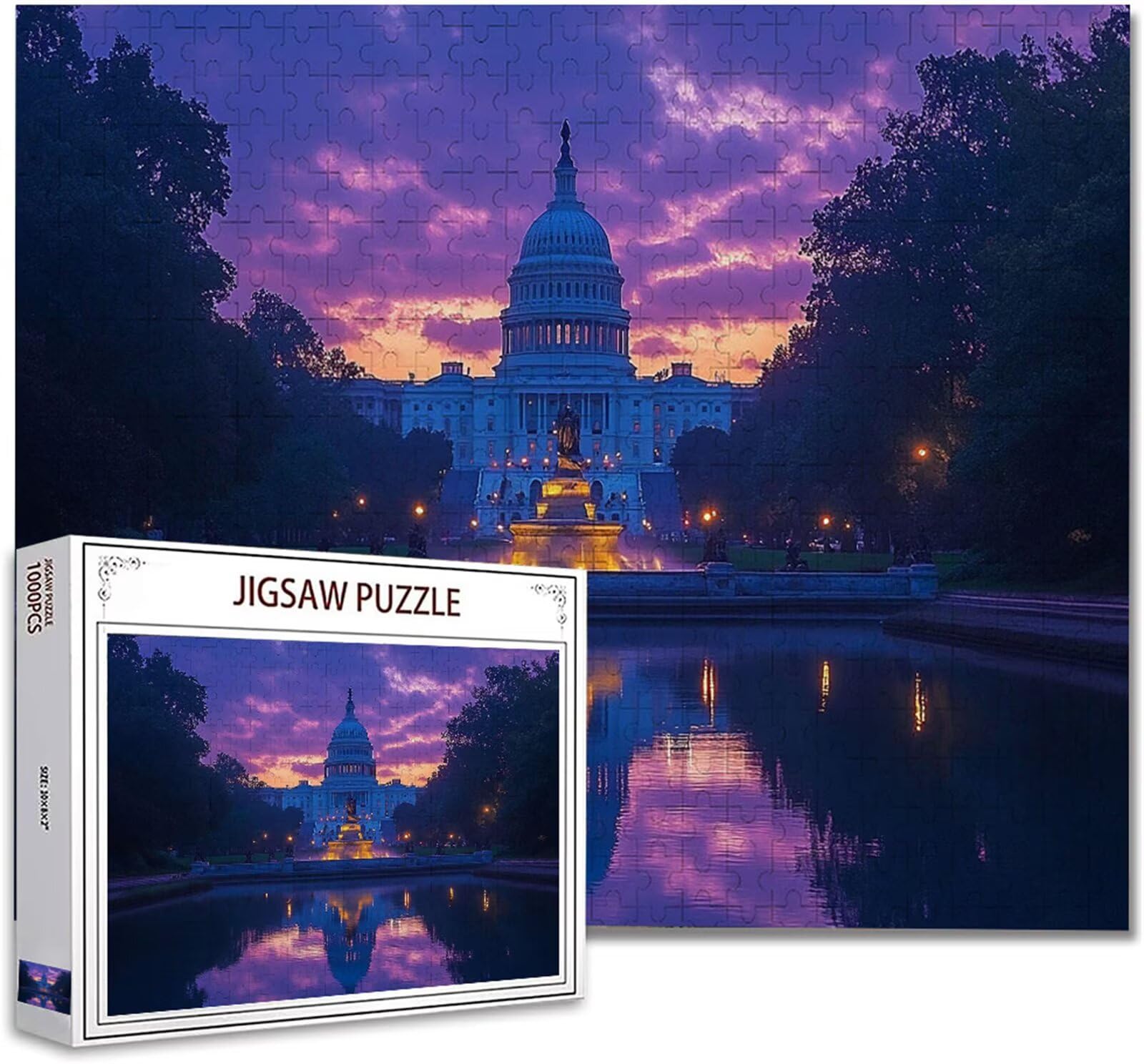 Puzzle 2000 Piezas Adultos Paisaje Puzzle Imposible Rompecabezas Pieza De Madera Jigsaw Un Rompecabezas Desafiante, Uegos Rompecabezas para Toda La Famili Regalo Hombres Mujeres 70.5X99.5cm H-78