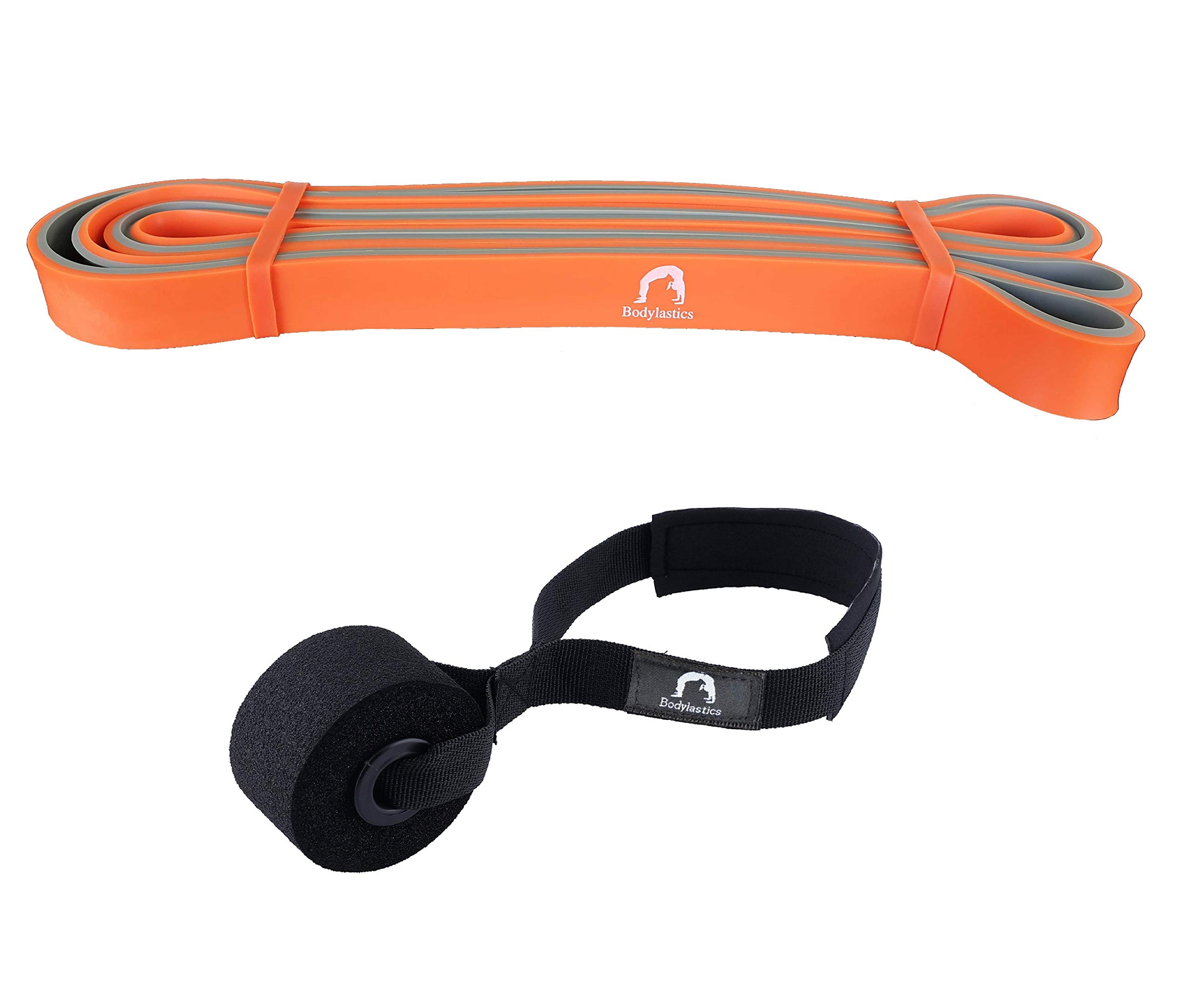 Bodylastics Natural Rubber Dual Layer Resistance Loop Band 41 Inches with Door Anchor for Resistance Training, Body Stretching, Powerlifting, Pullup Assistance, Pilates, Yoga, Fitness Workouts (B07XCWXLPW) Amazon Price History, Amazon Price Tracker