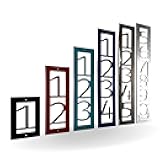 House Sensations Art Custom Vertical Address Numbers for House – House Number Plaque, Vertical Mailbox Numbers, Outdoor House Number – Proudly Made in the USA, Quick and Easy to Install