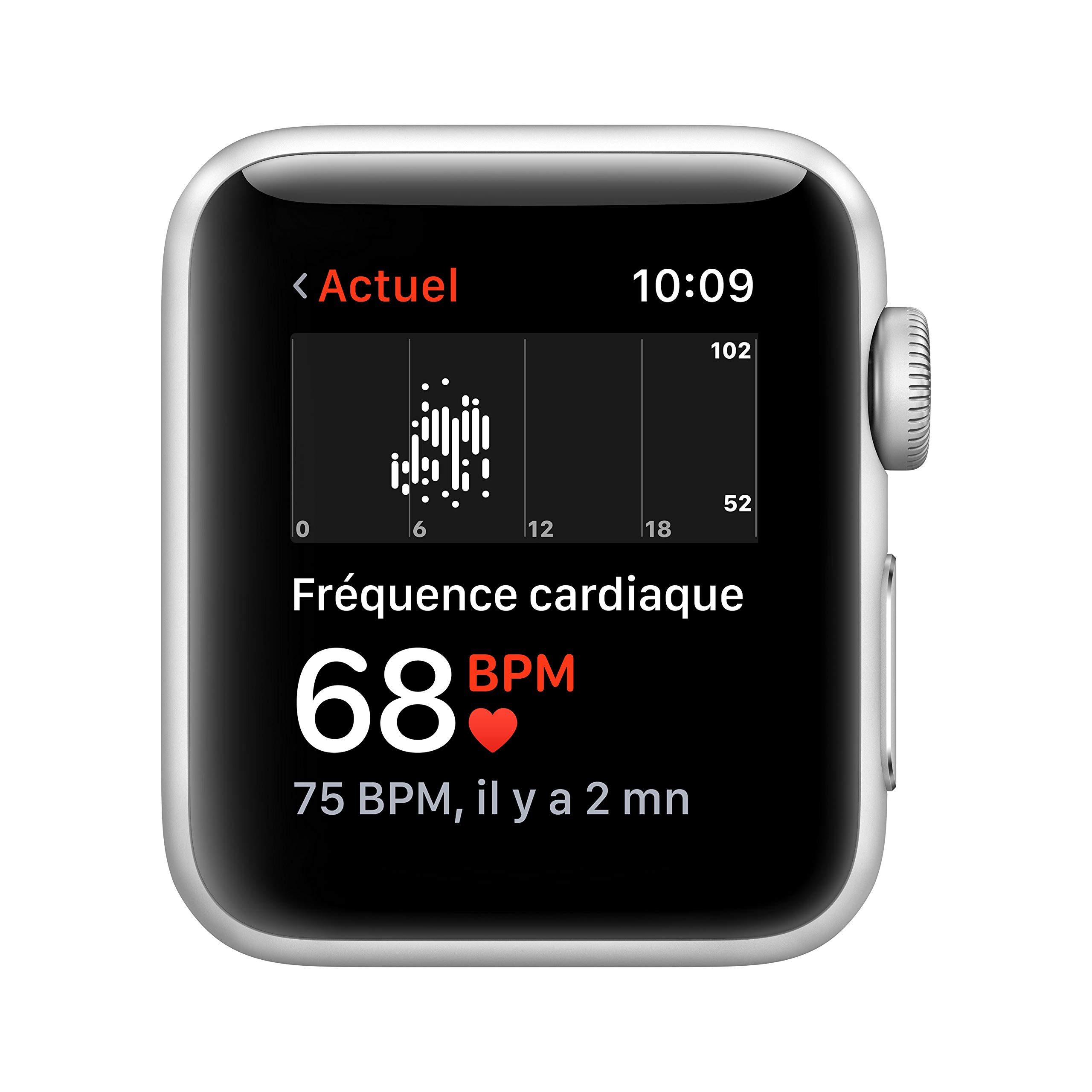 Apple Watch Series 3 38mm Smartwatch (GPS Only, Silver Aluminum Case, White  Sport Band): Smartwatches: Amazon.com.au