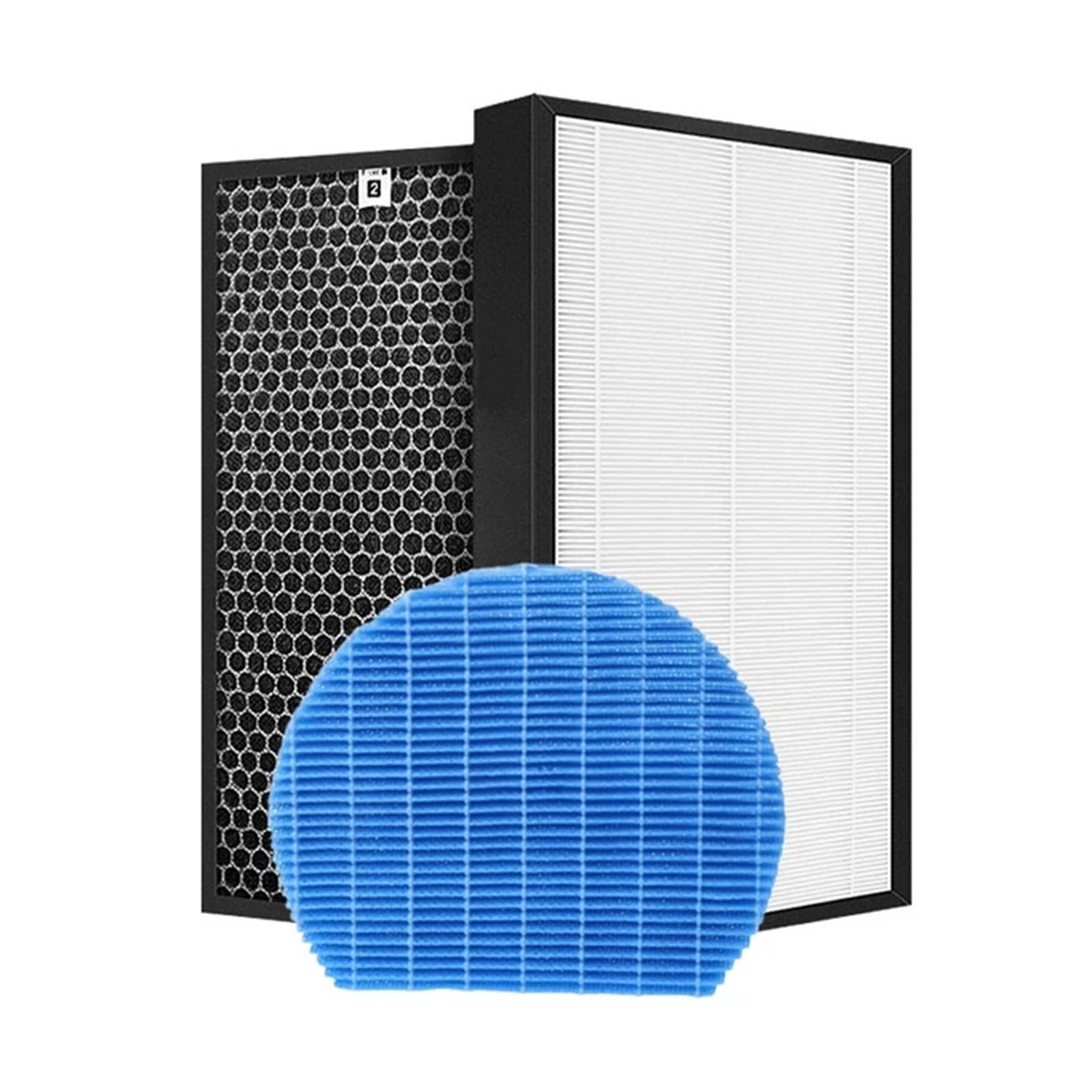 JINGHEWZ KC-A50JW KC-A51R-B KC-A50EUW HEPA Filter Carbon Filter Humidifying Filter for FZ-A51HFR FZ-A51DFR Air Purifier