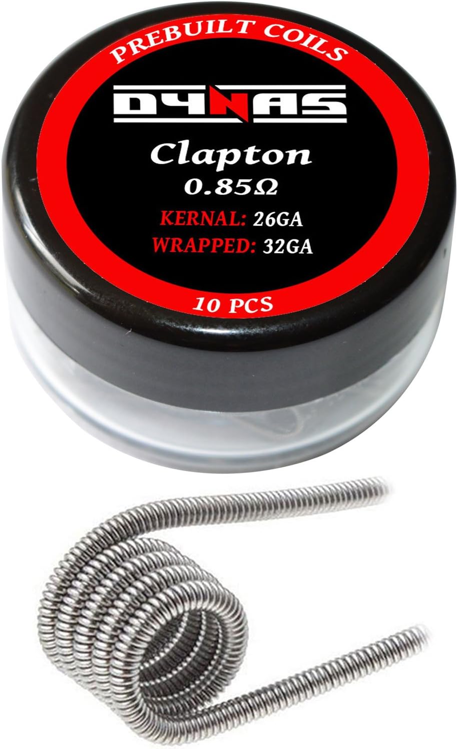 Pre Made Coils Wire Basic Builds Various Ohms Dynas - Clapton 0.85Ω