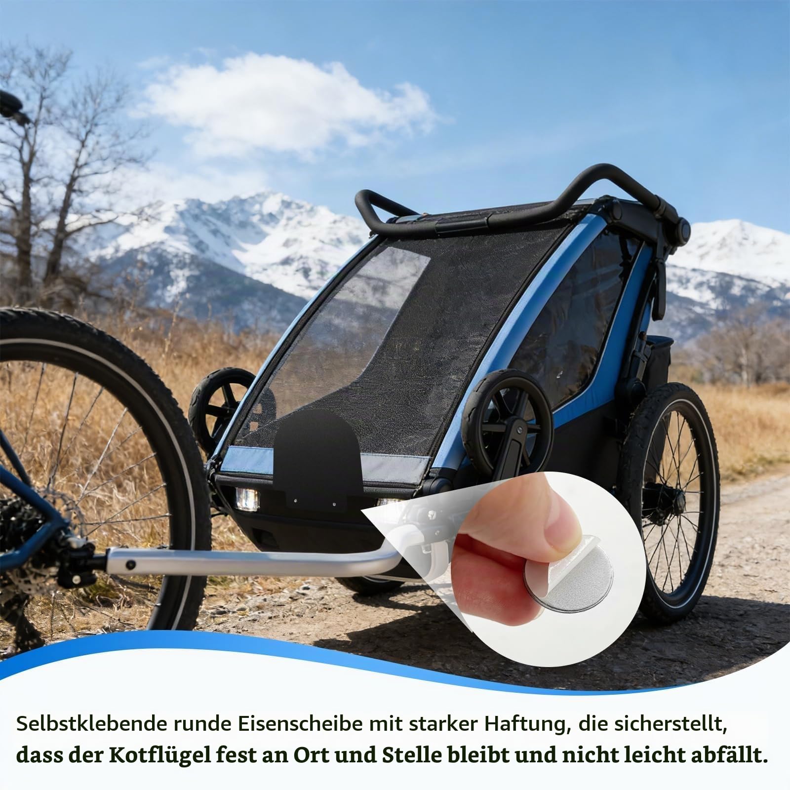 Spritzschutz Fahrrad für Thule Chariot fahrradanhänger