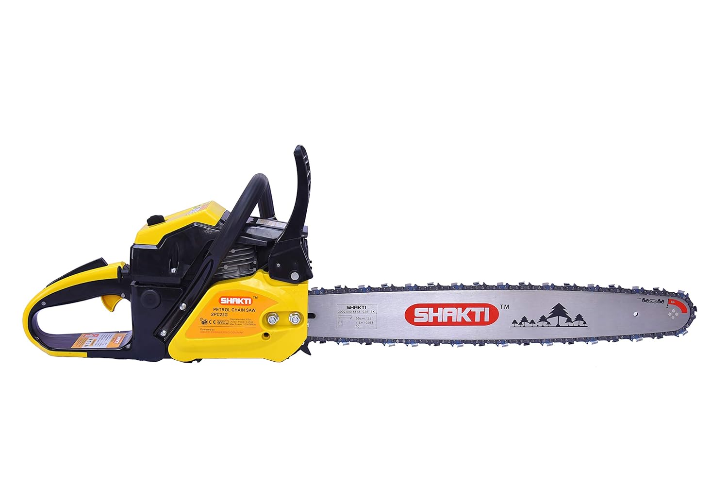 Shakti SPC22G Petrol Chain Saw 62cc 