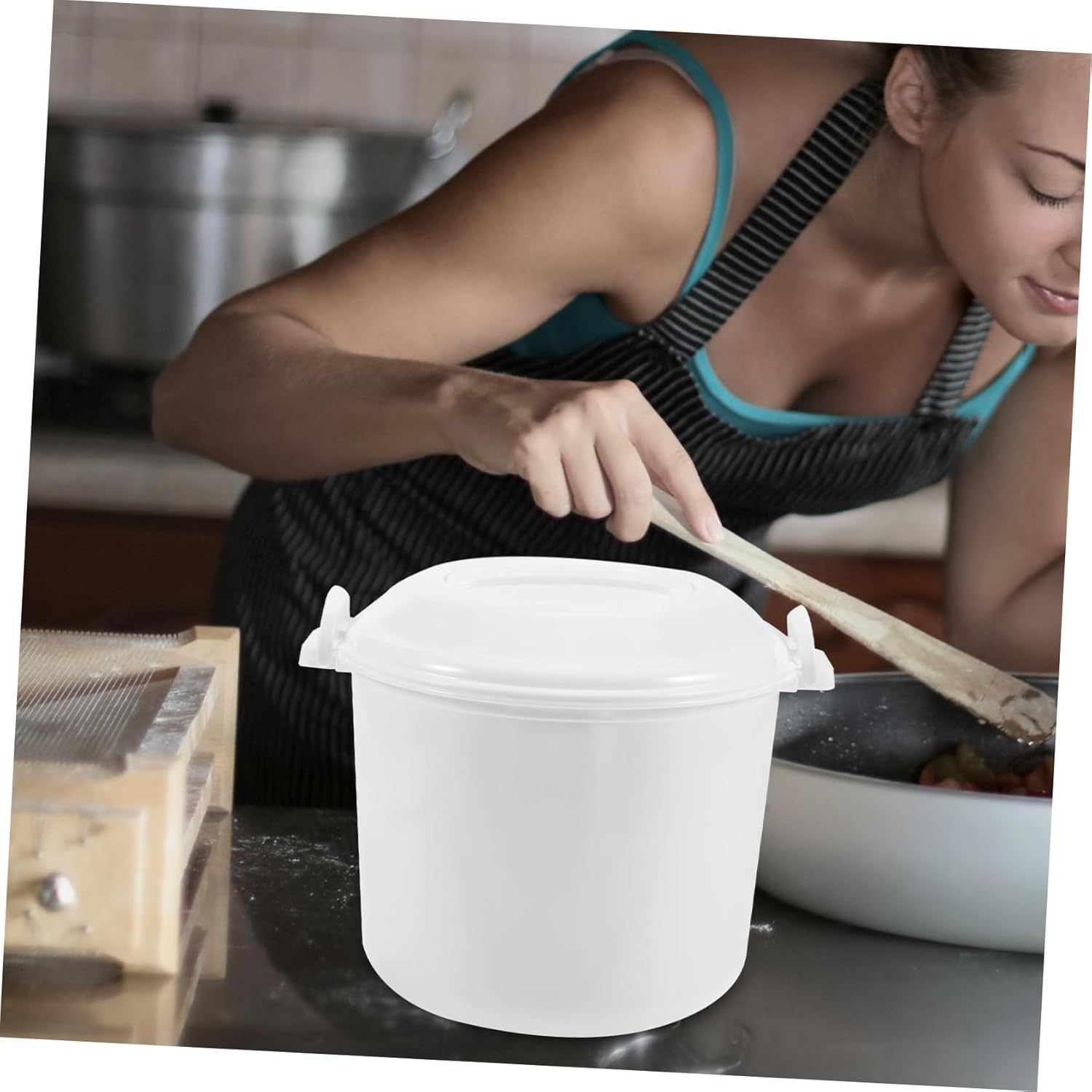 Effortless Cooking Simple Rice Cooker Microwave Lid Capacity for Home Office