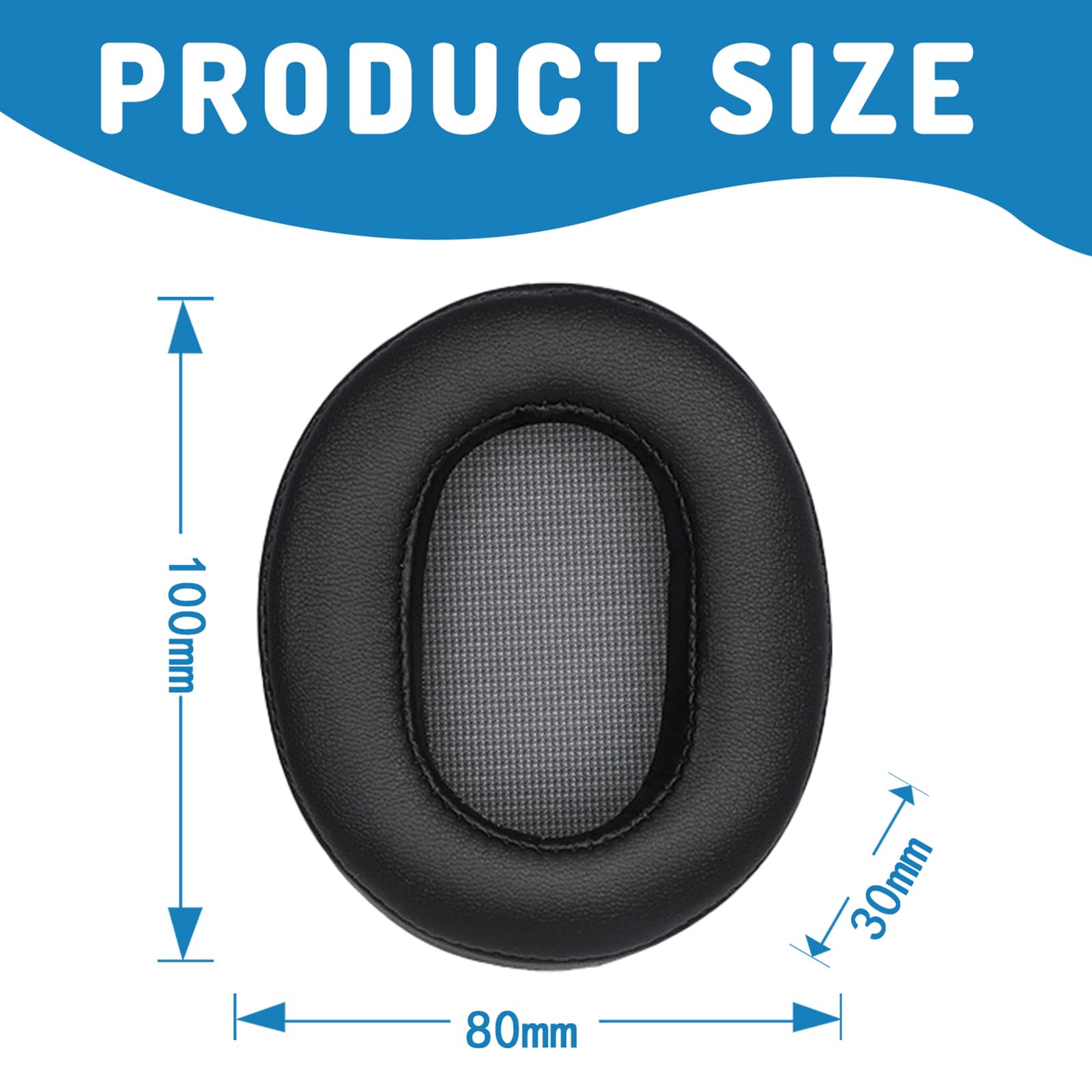 Cuscinetti Auricolari Di Ricambio Geekria QuickF Per Cuffie Sony