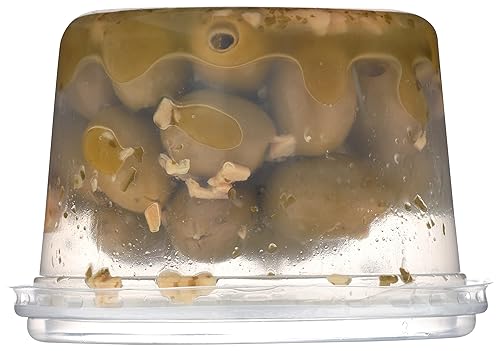 Miniatura 5 de MEDITERRANEAN MARKET BY DIVINA Aceitunas de ajo y limón marinadas sin hueso, 8.1 onzas