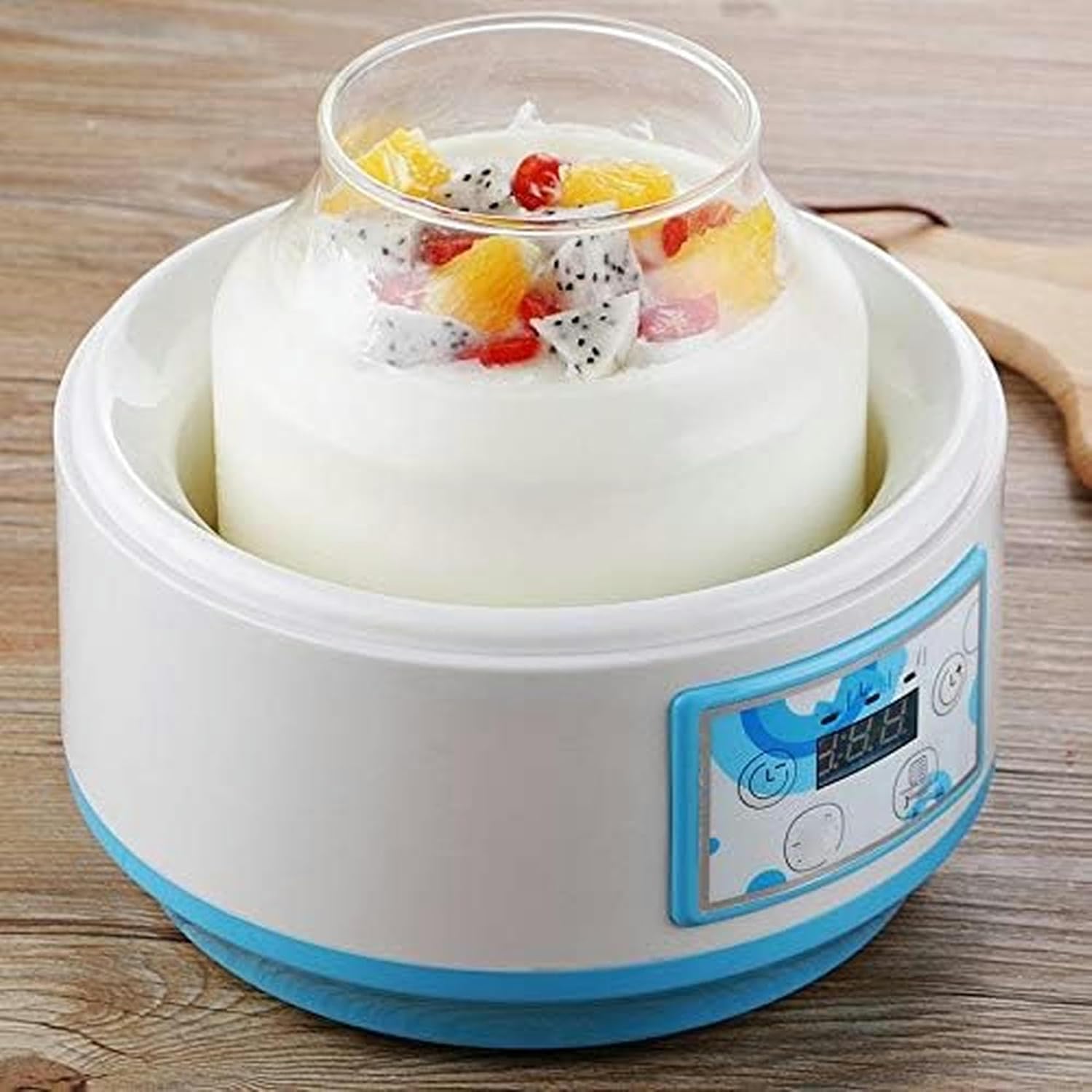 Electric Yogurt Maker Multifunction Natto Automatic Fermenter Wine Rice Fruit Enzyme Machine Yogurt Glass Liner