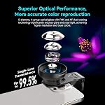 APEXEL 100Ultra Macro Lens - Enhanced Version Smartphone Lens for iPhone, Samsung, Pixel | Professional Macro Photography of Flowers, Iinsects, Jewelry, Food Details and Other Small Objects