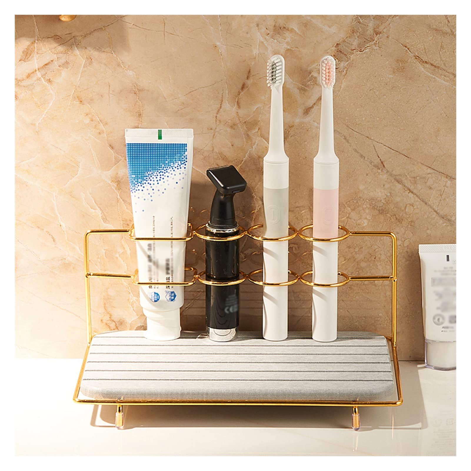 Distributore Automatico di dentifricio Bagno Bagno Pendente Pendente Pendente Desktop Hotel Storage Rack for Il Lavaggio Senza punzoni Porta spazzolino da Denti