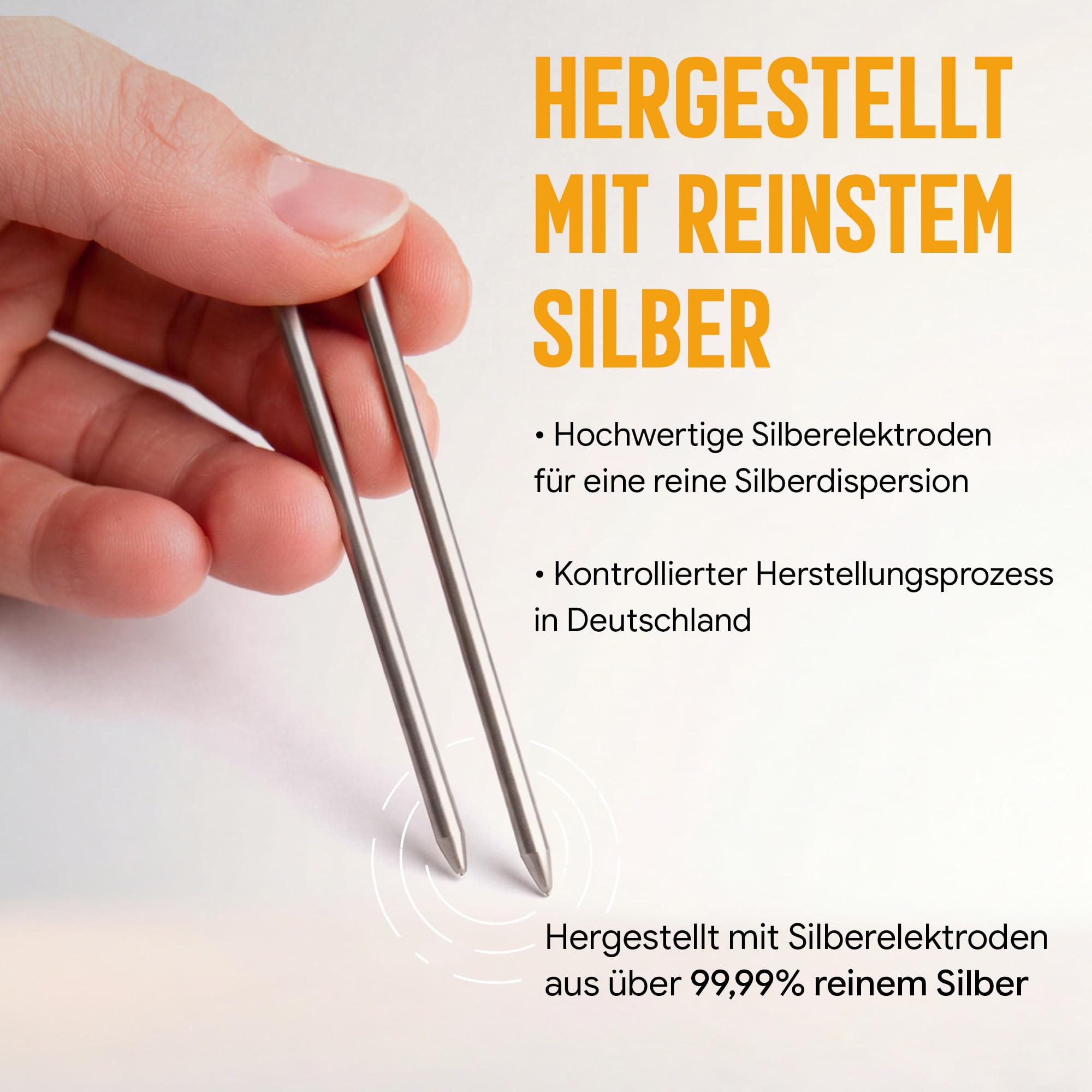 Kolloidales Silber 200 ppm – 1000 ml (4x250 ml) – Silberwasser, Braunglasflasche, Premium Qualität – Dorado Superfoods®