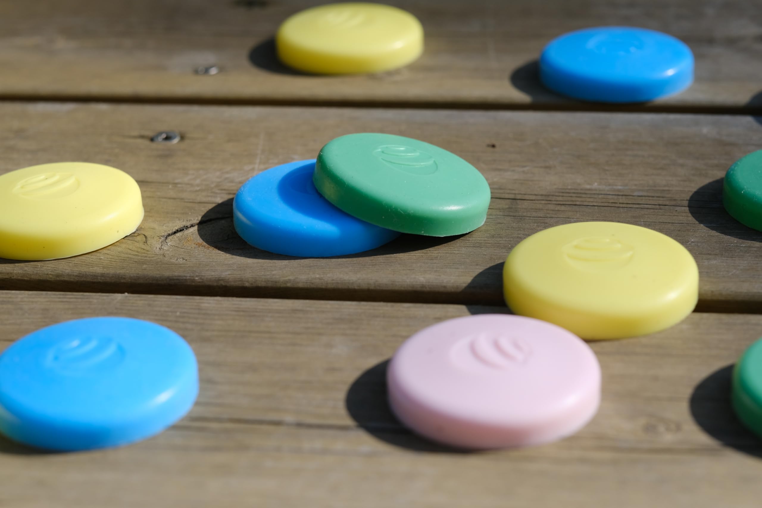 La Paloch' - Jeu de palets en Silicone - Bleu/Vert - Le Palet Breton pour Jouer, Partout, par Tous Les Temps !