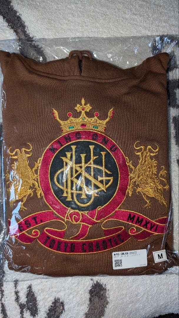 Amazon.co.jp: キングヌーCREST LOGO HOODIE Mサイズ F : Clothing