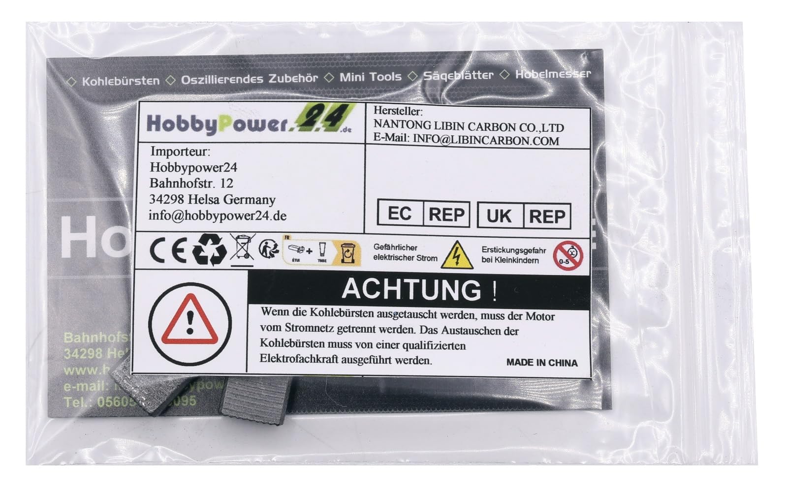 2 Spazzole In Carbone Compatibili Per Festool CT 17 E / CT 26 E / CT 36 E - Ricambio Alta Qualità Per Aspiratori HEPA