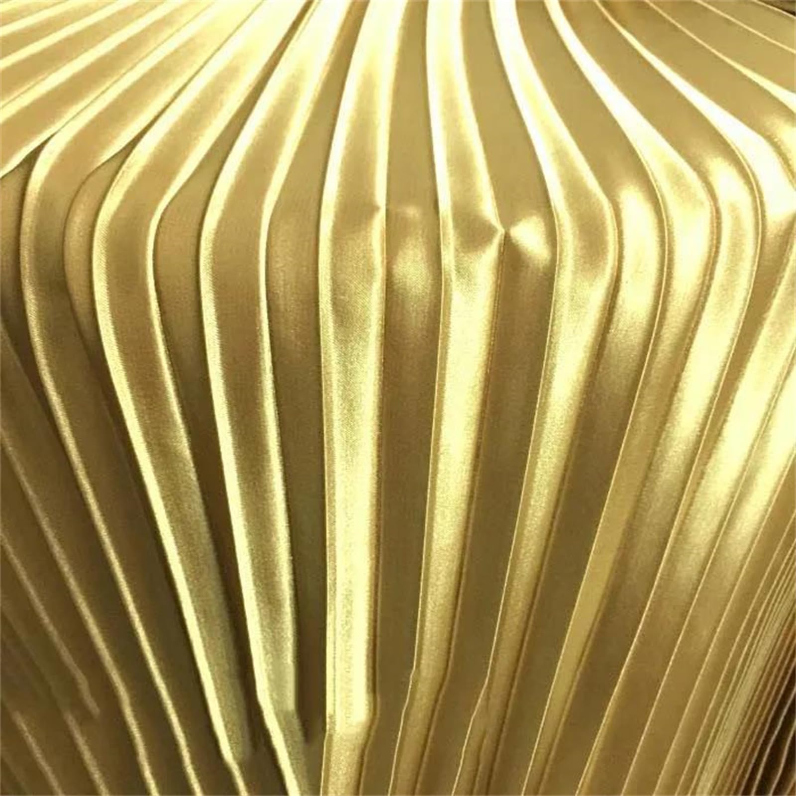 Tela de rayón plisada de 150 cm de ancho, color sólido, rayas grandes, hilo de imitación de órgano, transpirable, tejido de punto para hacer vestidos y faldas