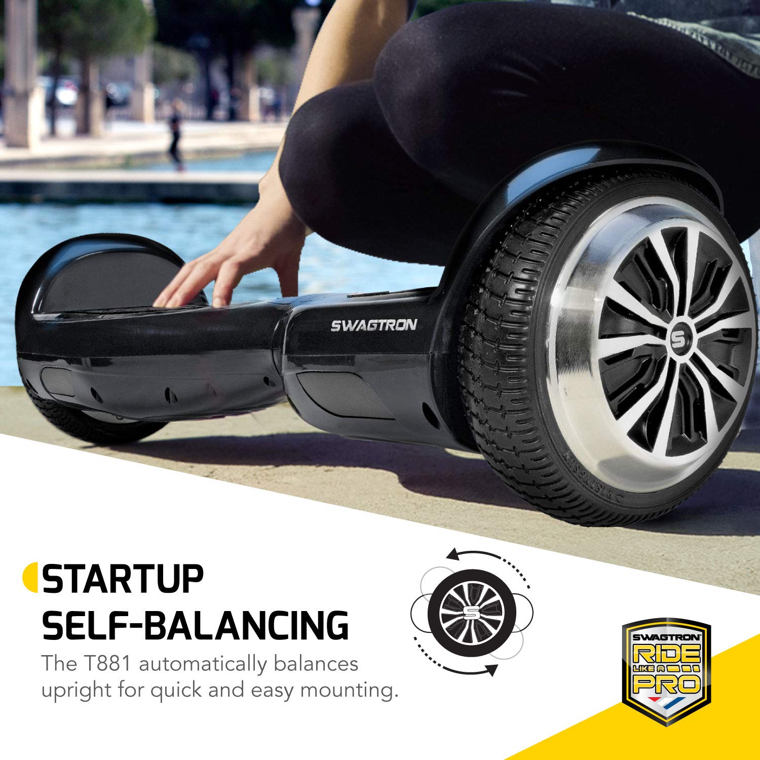 Swagtron Swagboard Twist T881 Li-Free y Ul2272 Certificado