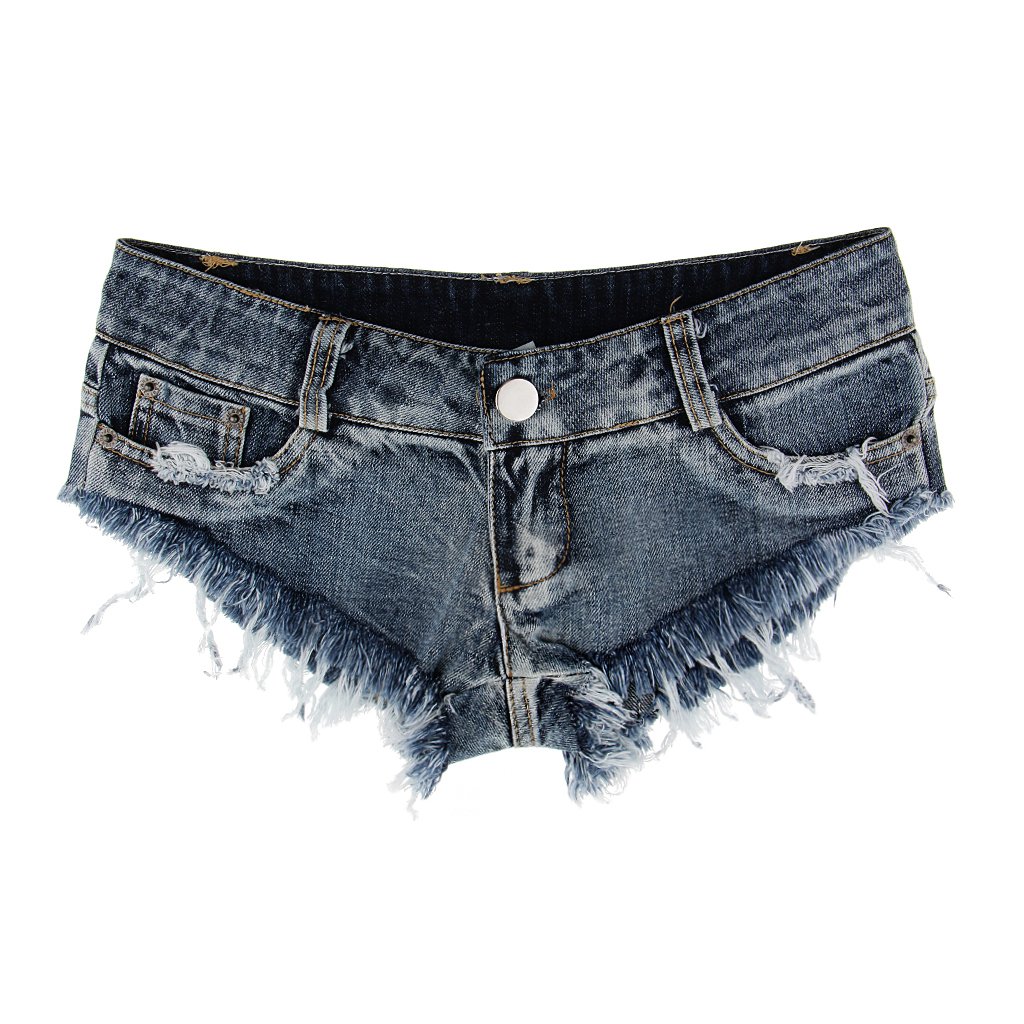 atorse Women Slim Fit Low Waist Distressed Jeans Hot Micro Stretchy Denim Shorts L|Clothing, Shoes & Accessories|Womens Clothing|Shorts-picture-21