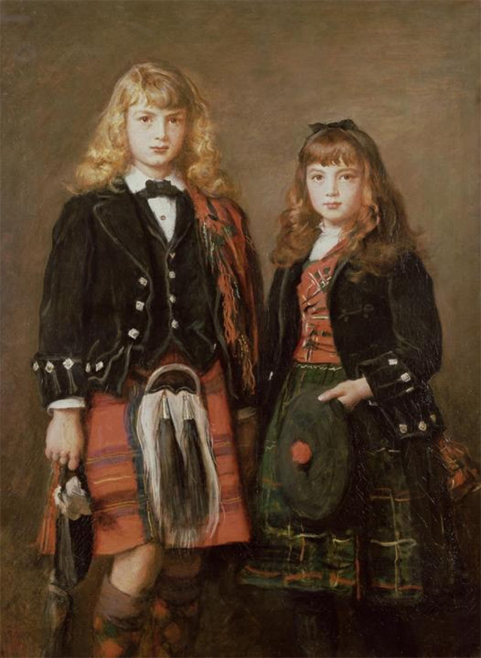 POSTERIIk Vintage Art Print Images Pictures Print Due Bairn John Everett Millais Modern Colour Posters for Office Home Decor 60x90cm