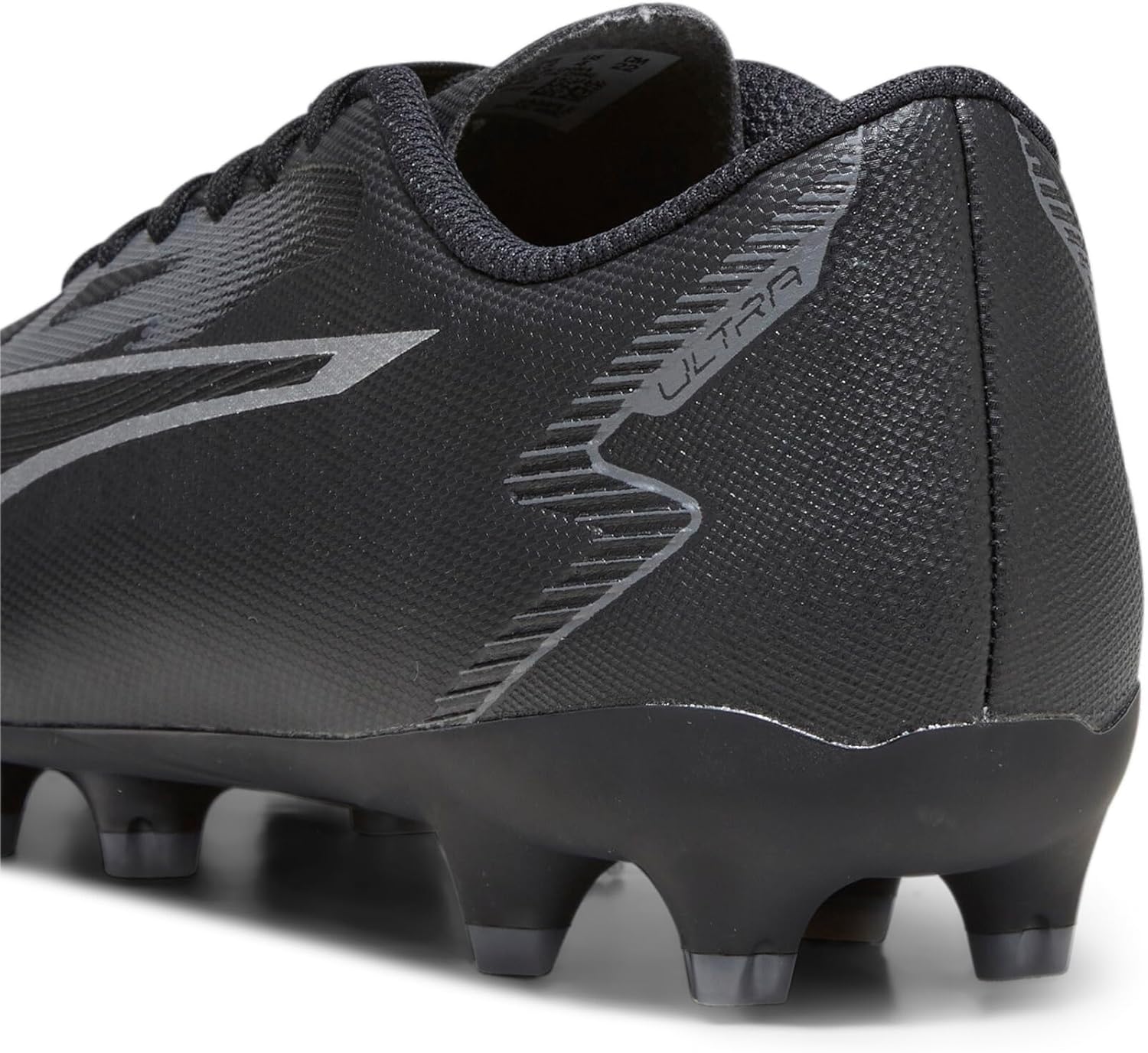 Puma Childrens/Kids Ultra Play Soccer Cleats (4.5 Big Kid) (Black/Silver)