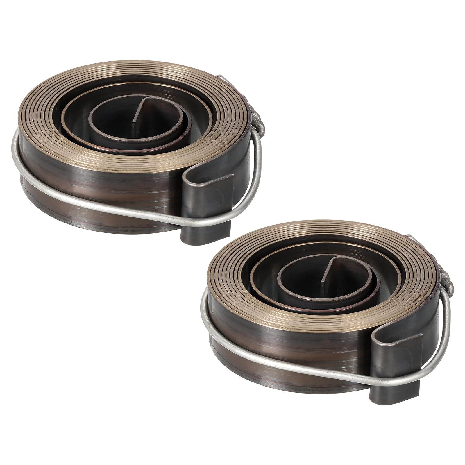 QUARKZMAN Ressort de Presse à Colonne Ressort de Rappel Ensemble de Ressort en Acier à Ressort avec Finition de NoiRCissement Chimique Longueur d'Expansion de 1800mm 64 x 19 x 1mm 2 Pièces