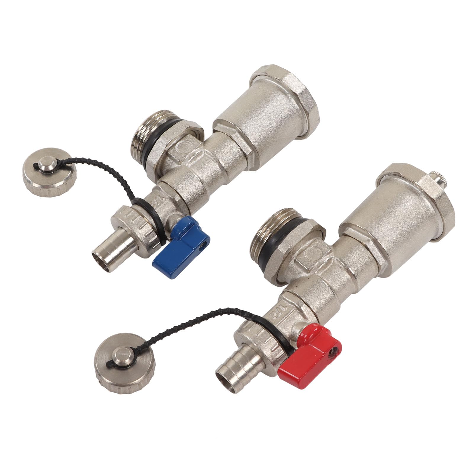 Set Collettore per Riscaldamento a Pavimento con Flussometro Regolabile Visibile, Acciaio Inossidabile a 4 Circuiti per Sistemi di Riscaldamento Efficienti