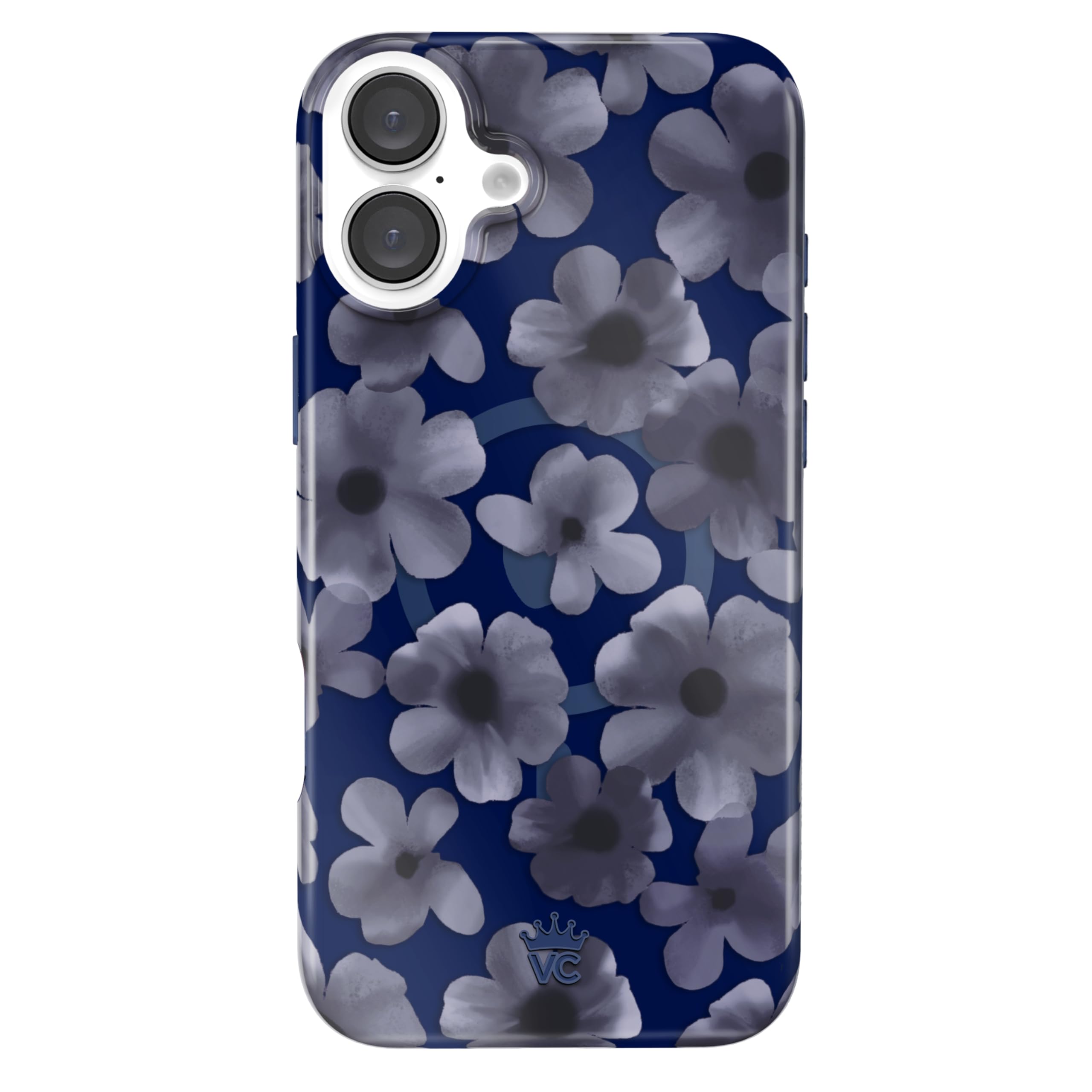 VELVET CAVIAR for iPhone 16 Plus Case Cherry Blossom - Compatible with MagSafe [10ft Drop Tested] - Midnight Floral Flowers