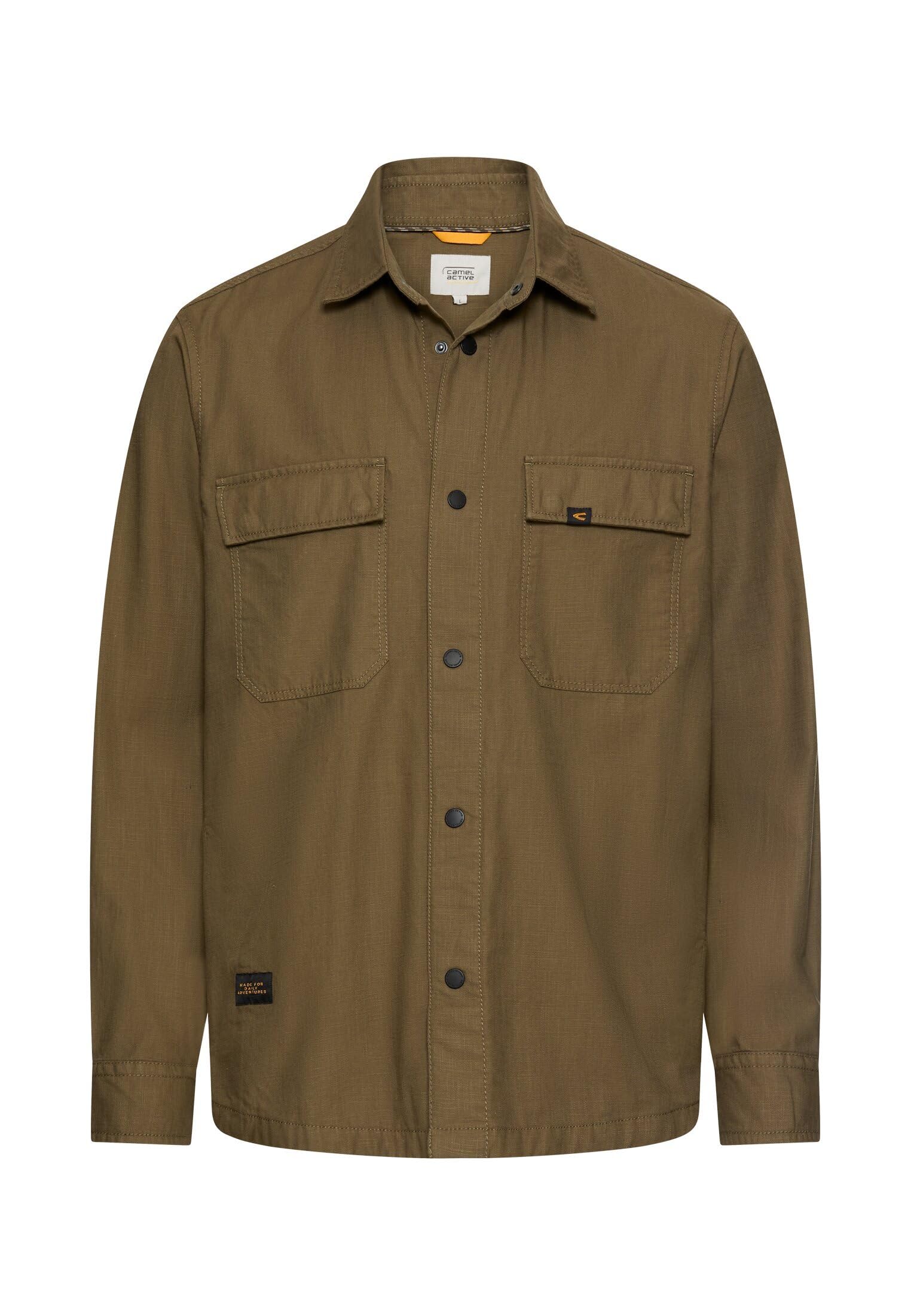 camel active 409382-7s82 Shirt, Olive Green, XL Men