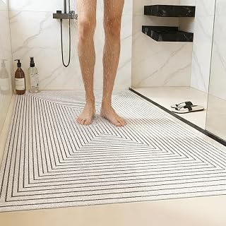 Shower Mat, Non Slip 90x120cm, Non Slip Mat, Shower Bath Mat, Shower Mat, Shower Mats, PVC Loofah Massage, Non-Slip Carpet for Bathroom, Shower Tray