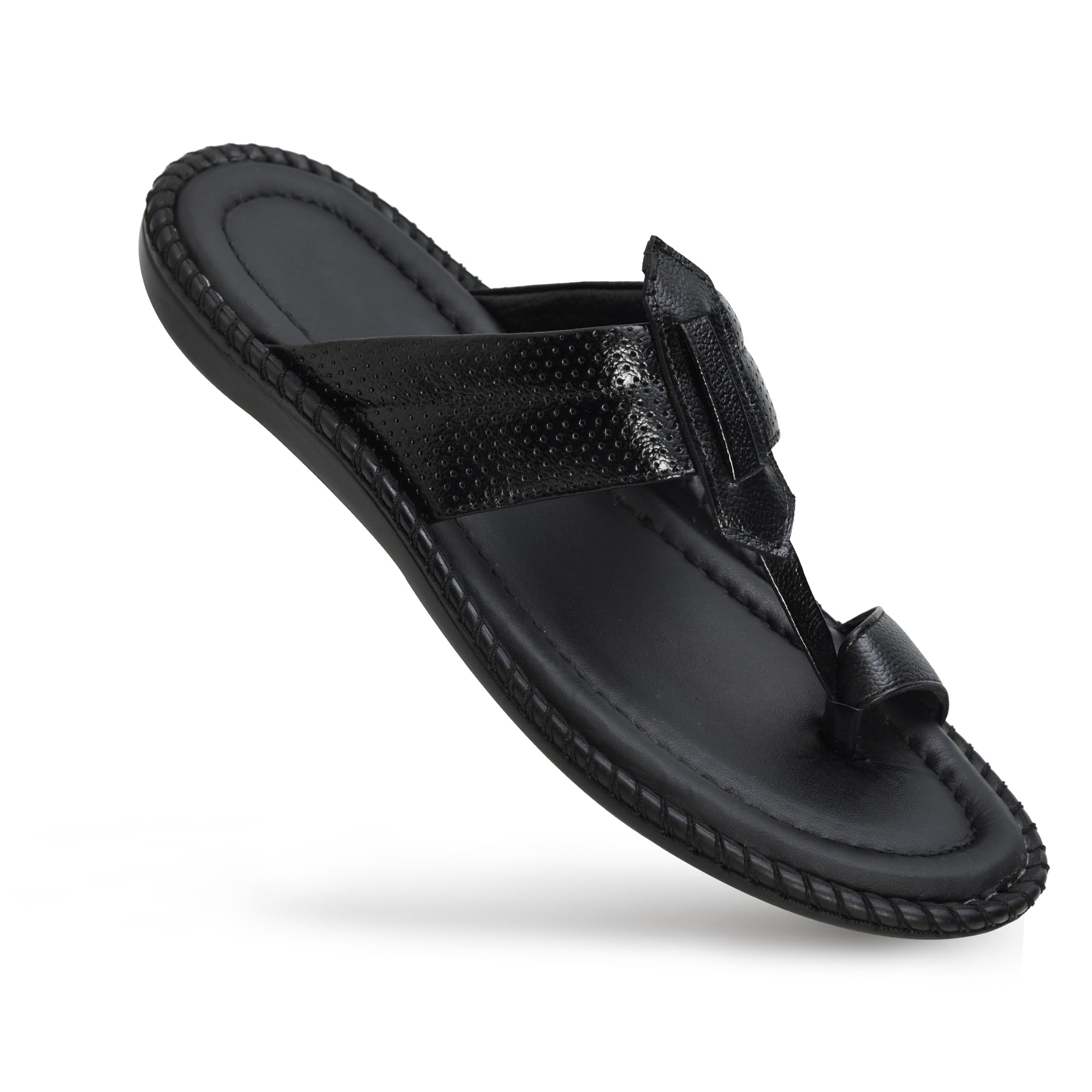 stepsoft Kolhapuri Chappal for Men Original, Pure Leather Handcrafted Traditional Kolhapuri Chappal for Man Formal Footwear for Weddings & Parties, Ethnic Wear & Daily Comfort-picture-13