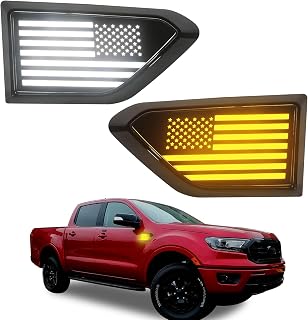 Smoked Led Fender Side Marker Lights For 2019-2023 Ford Ranger Accessories
