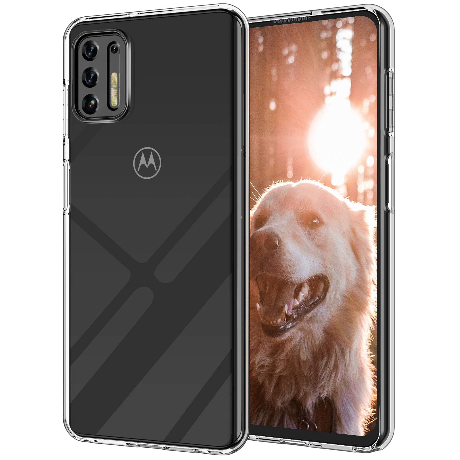 KEEPCA for Moto G Stylus 2021 4G Clear Case,Slim Thin Flexible TPU Soft Skin Silicone Rubber Gel Anti-Scratch Shockproof Protective Cover for Motorola G Stylus 4G 2021,Crystal Clear