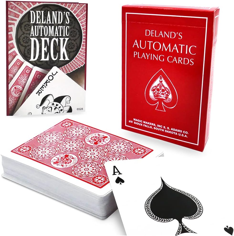 Magic Makers The Automatic Deck - Red Edition - DeLands Marked Deck