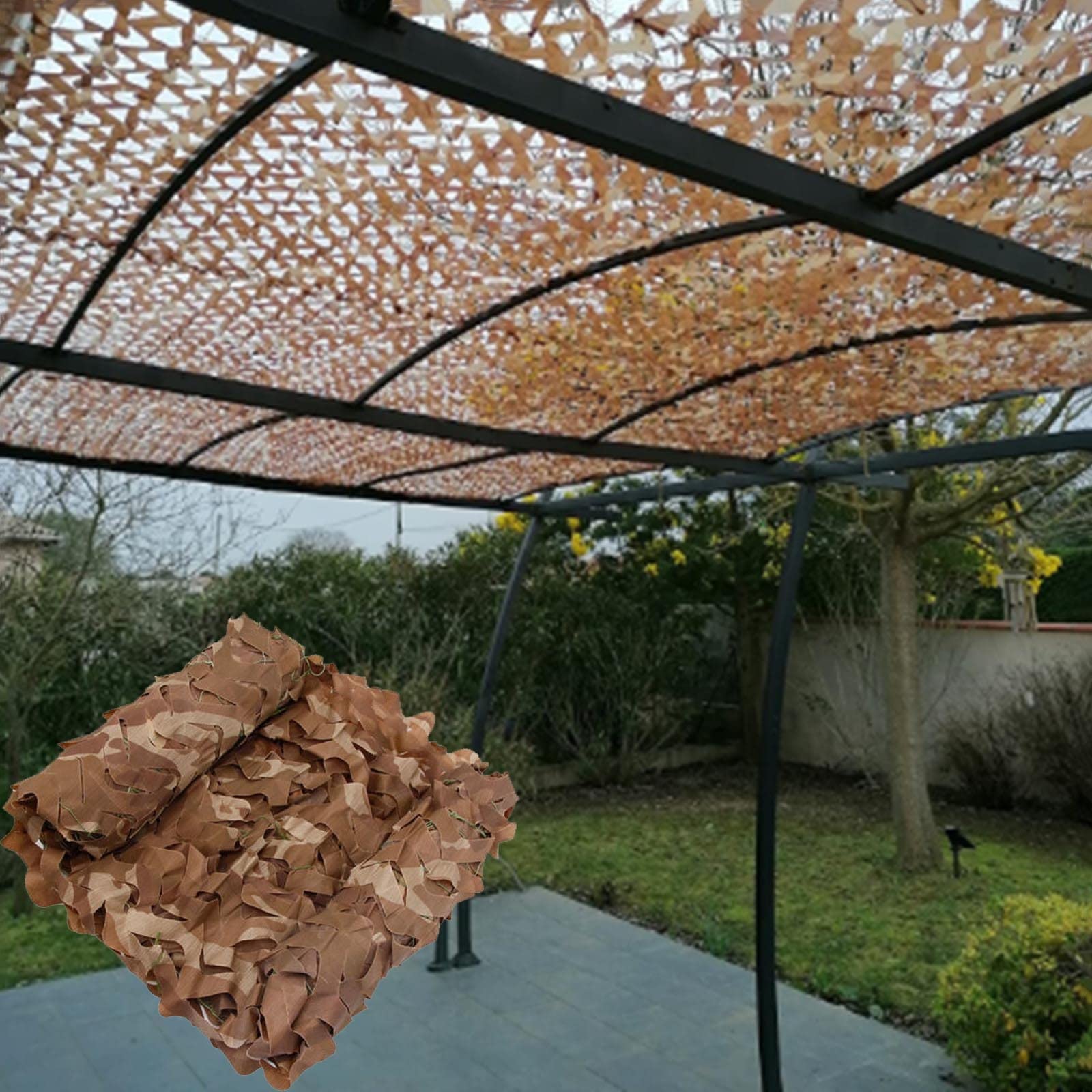 Camouflage netting, Camo Net 2X3m 4X6m 6X8m 7X10m Awning(5x6m/16.4x19.7ft)