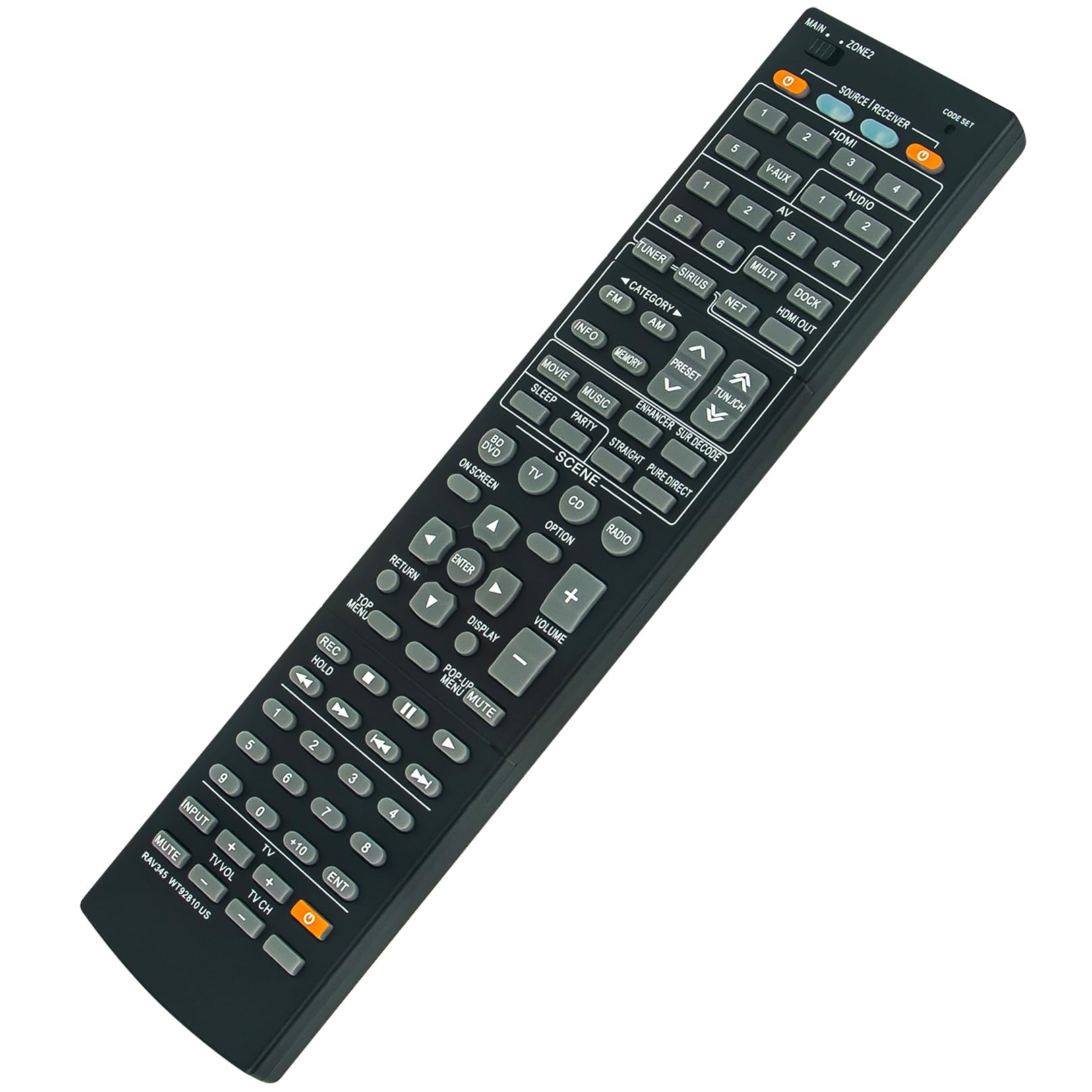 Amazon.com: RAV345 WT92810US Replace Remote Control Compatible