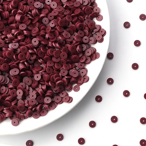 Miniatura 4 de 1000 cuentas Heishi de arcilla polimérica para hacer joyas, pulseras, collares de 0.236 in