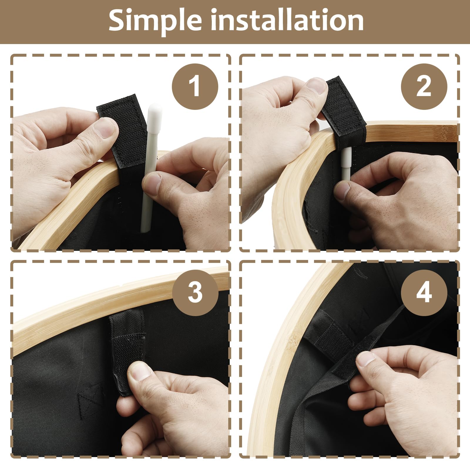 RVEFOT Recycling Bin for Kitchen 100L, Large Capacity Bottle Recycling Basket with Lid Removable Inner Bags Foldable Jar Recycle Container Basket for Kitchens Indoor(Black)