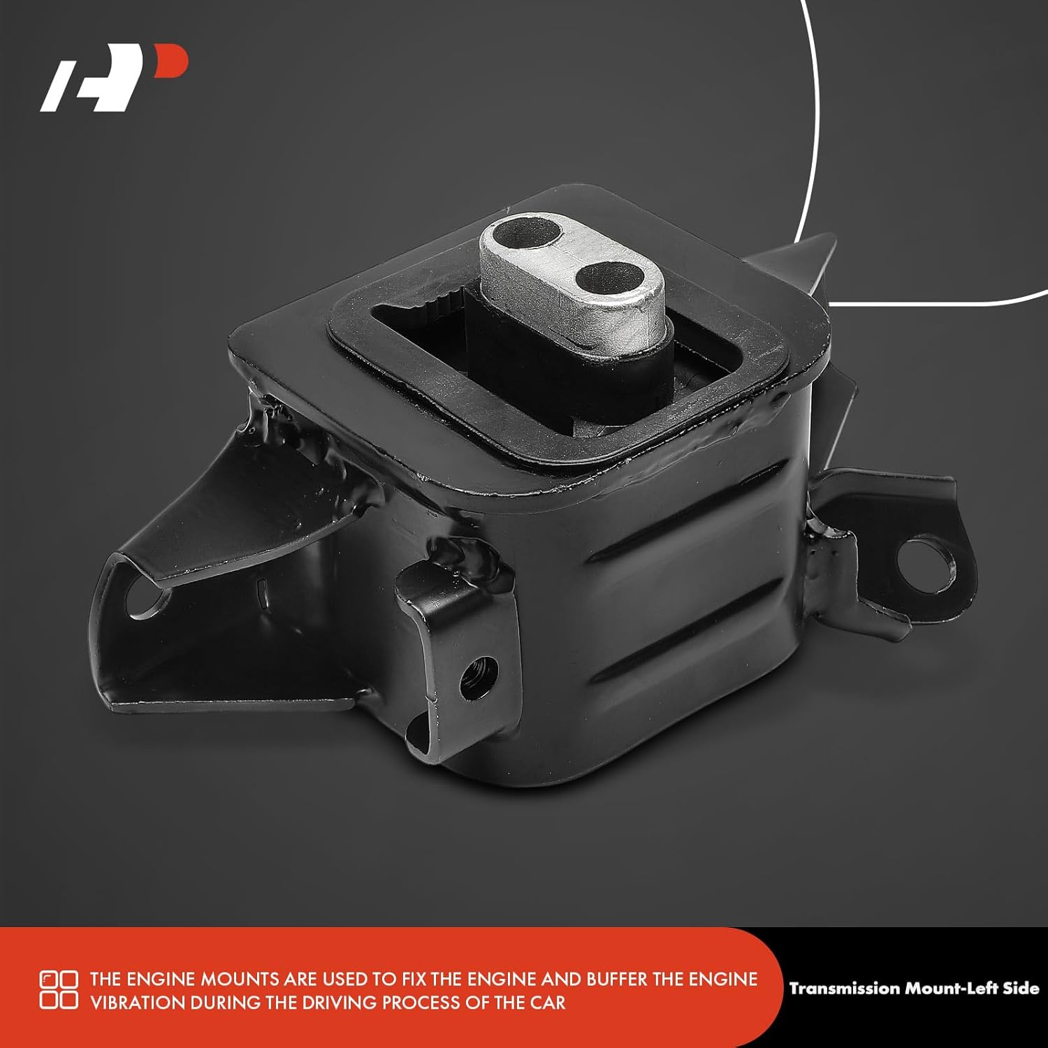 A-Premium Left Driver Side Transmission Mount Compatible with Hyundai Elantra 2017-2018, Elantra GT 2018-2020, Kona 2018-2020, 2.0L, Automatic Transmission