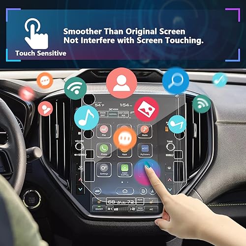 Miniatura 4 de SXCY Protector de pantalla de vidrio templado Subaru Ascent 2023 2024 Protector de pantalla táctil de 11.6 pulgadas para 2023 2024 Ascent Premium