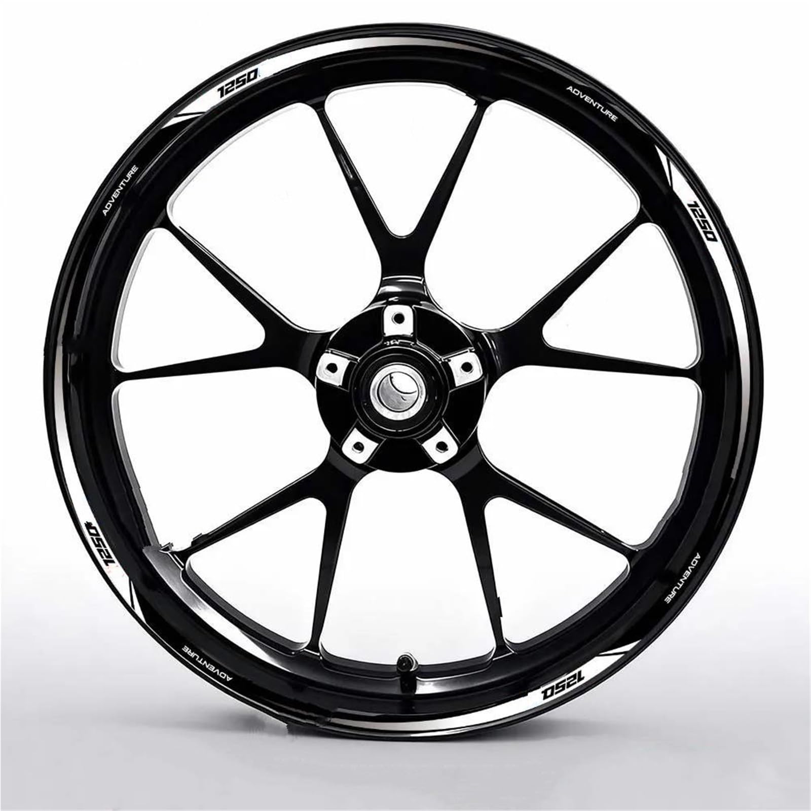 Decorate Motorcycle Reflective Wheel Stripe Sticker Set Waterproof Rim Decals for R1250GS R1250 GS R 1250 Gs(Style 5)