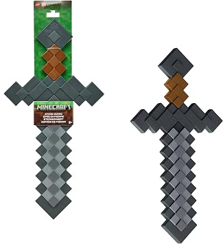 Mattel Mattel Minecraft Accessoire de Combat Pixel 2-en-1 Transformable