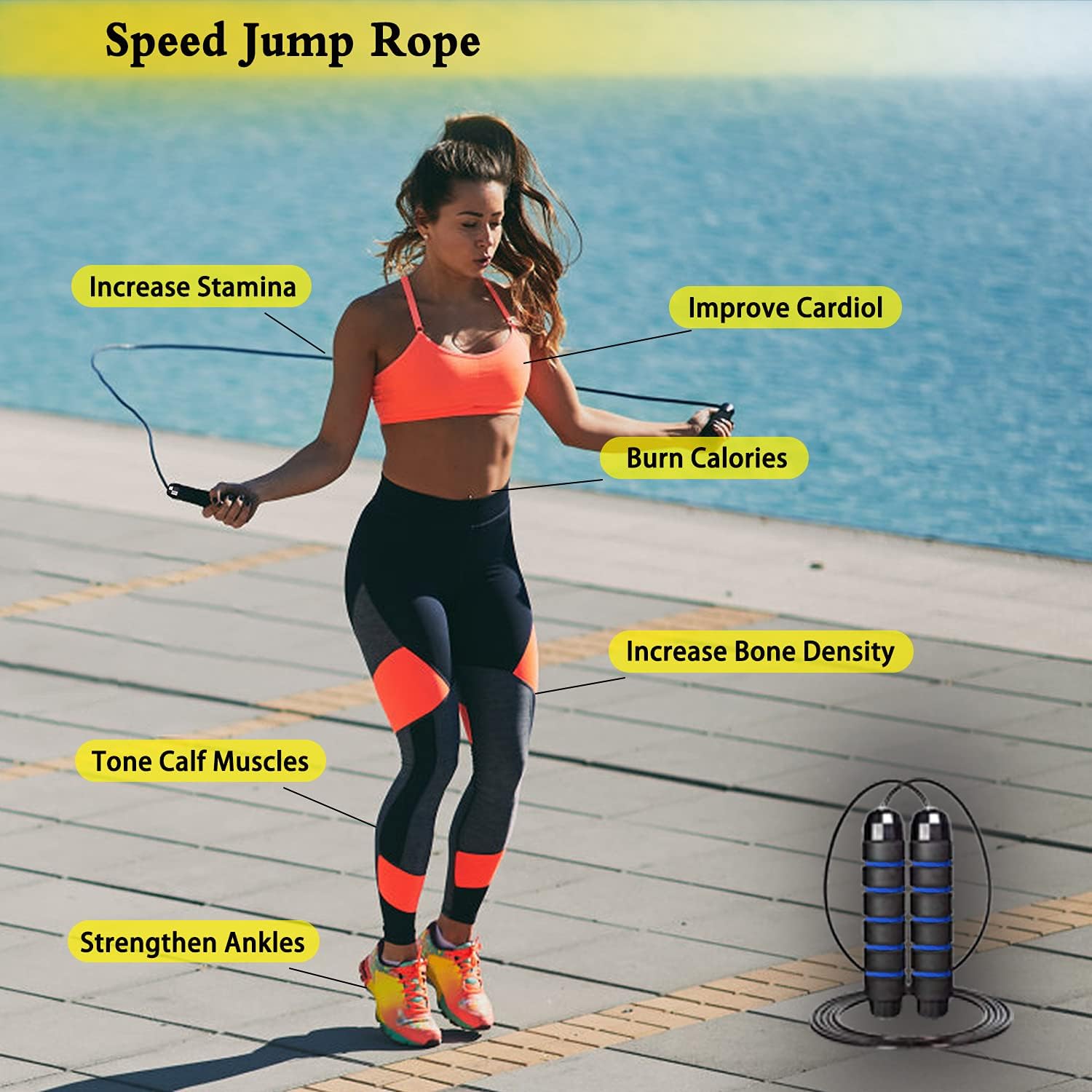 Gendeda Speed Agility Training Set, Includes Agility Ladder, Jump Rope, Resistance Parachute, 5 Resistance Bands, 10 Cones and Muscle Roller Stick, Speed Training Equipment for Soccer Football (Blue) : Sports & Outdoors