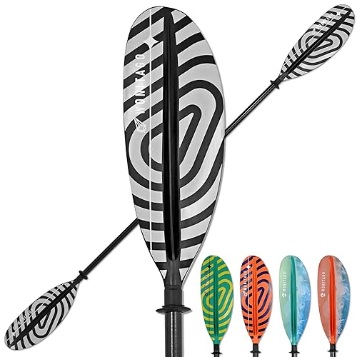 Kayak Paddles with Fiberglass Shaft and Reinforced PP Blade, Floating