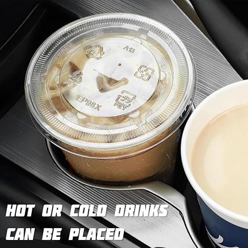 Miniatura 28 de zipelo Bling Car Cup Coaster, 4 Pack Universal Vehicle Anti-Slip Cup Holder Insert Coasters, Crystal Rhinestone Silicone Shockproof Drink Mat, Car